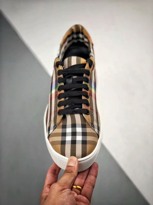 Authentic Burberry Rainbow Vintage Check Sneakers